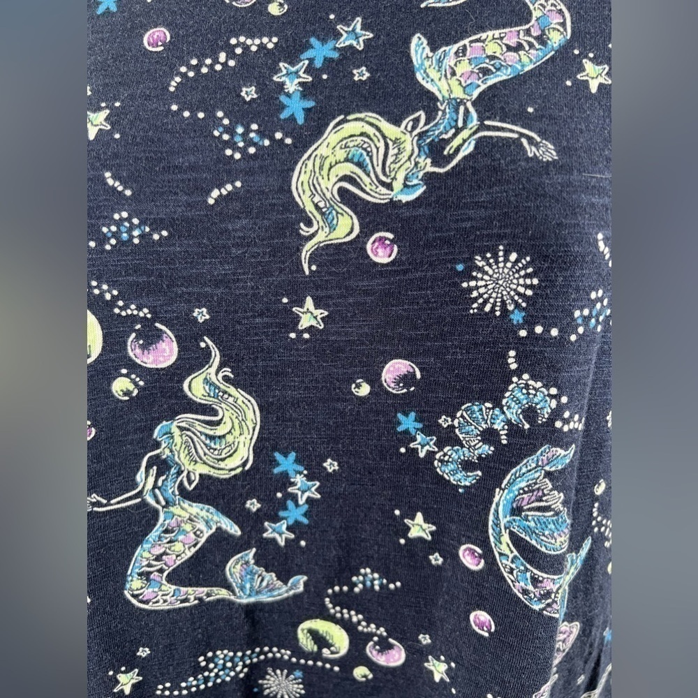Nwt TORRID Navy Mermaid SS Vintage Tee Size 12 - Picture 7 of 14